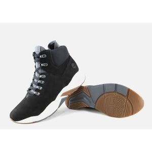 Timberland Delphiville Hiking Sneaker Boots Black Suede Leather Size 7